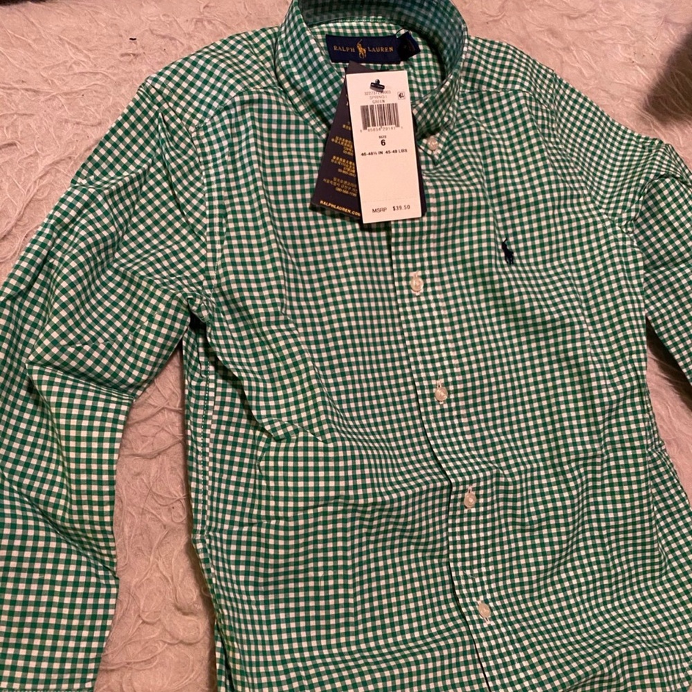 Boys long sleeve Polo Ralph Lauren shirt